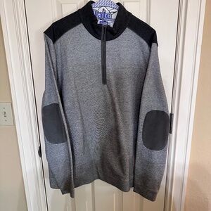 Hugo Boss Quarter Zip Gray Sweater Size XXL Regular Fit